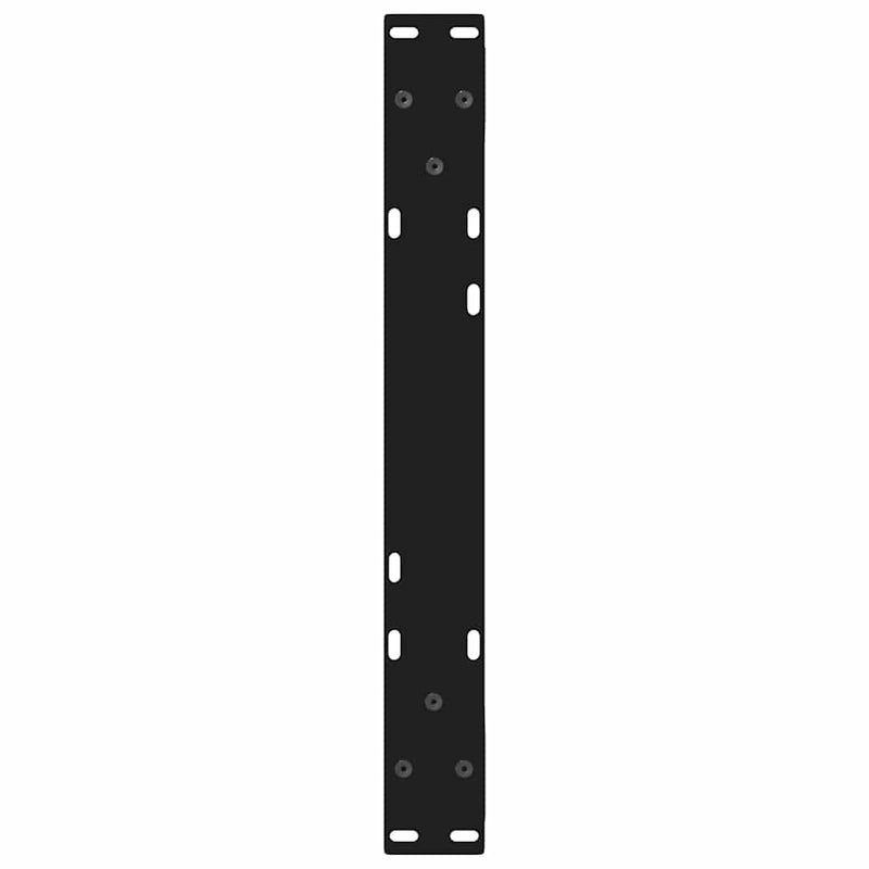 vidaXL 2 db fekete acél dohányzóasztal láb 50 x (30-31,3) cm