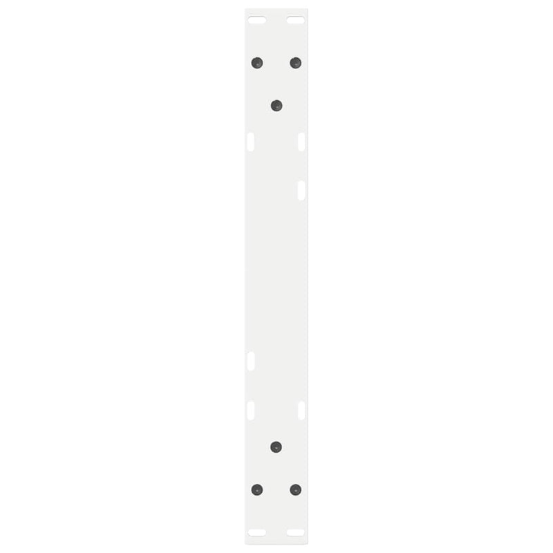 vidaXL 2 db fehér dohányzóasztal láb 60 x (30-31,3) cm acél dohányzóasztal láb