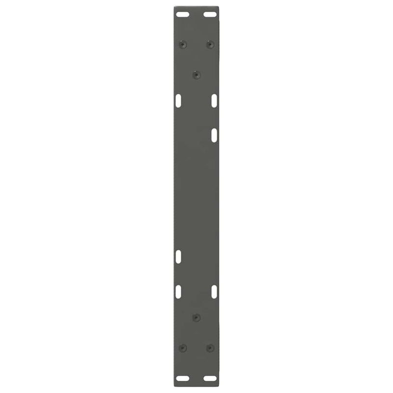 vidaXL 2 db antracitszürke acél dohányzóasztal láb 60 x (30-31,3) cm