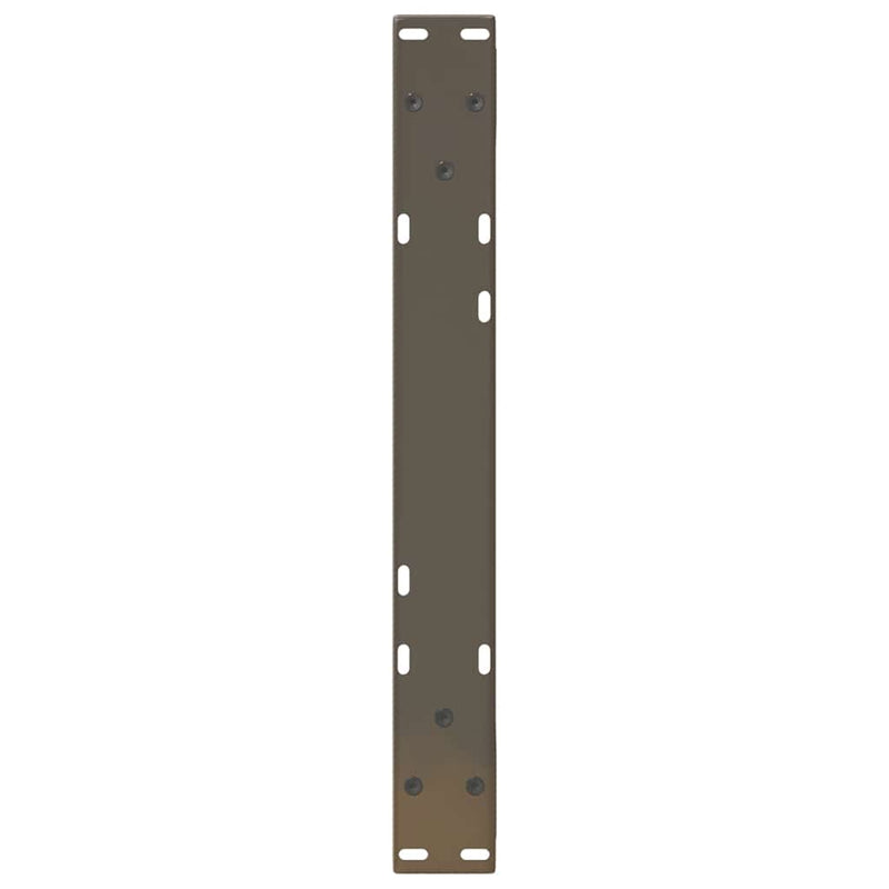 vidaXL 2 db natúr acél dohányzóasztal láb 60 x (30-31,3) cm acél
