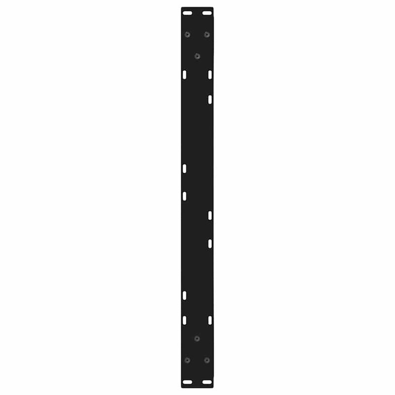 vidaXL 2 db fekete acél dohányzóasztal láb 70 x (30-31,3) cm