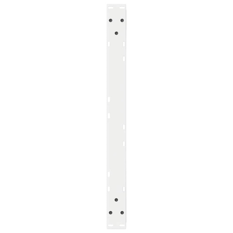 vidaXL 2 db fehér dohányzóasztal láb 70 x (30-31,3) cm acél dohányzóasztal láb