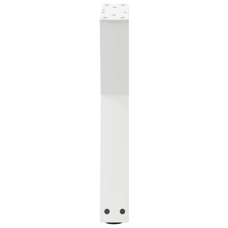 vidaXL 2 db fehér dohányzóasztal láb 28 x (42-43,3) cm acél dohányzóasztal láb