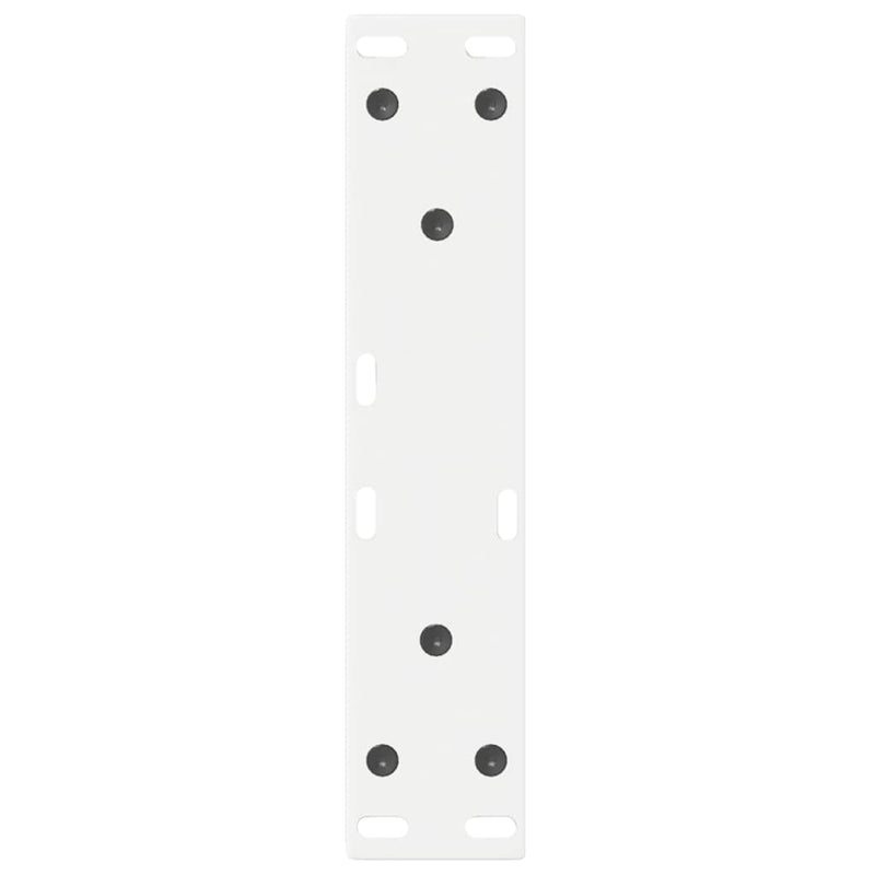 vidaXL 2 db fehér dohányzóasztal láb 28 x (42-43,3) cm acél dohányzóasztal láb