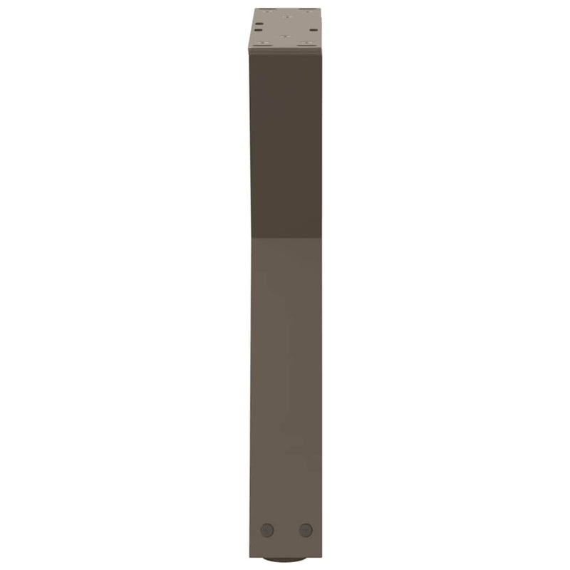 vidaXL 2 db natúr acél dohányzóasztal láb 28 x (42-43,3) cm acél