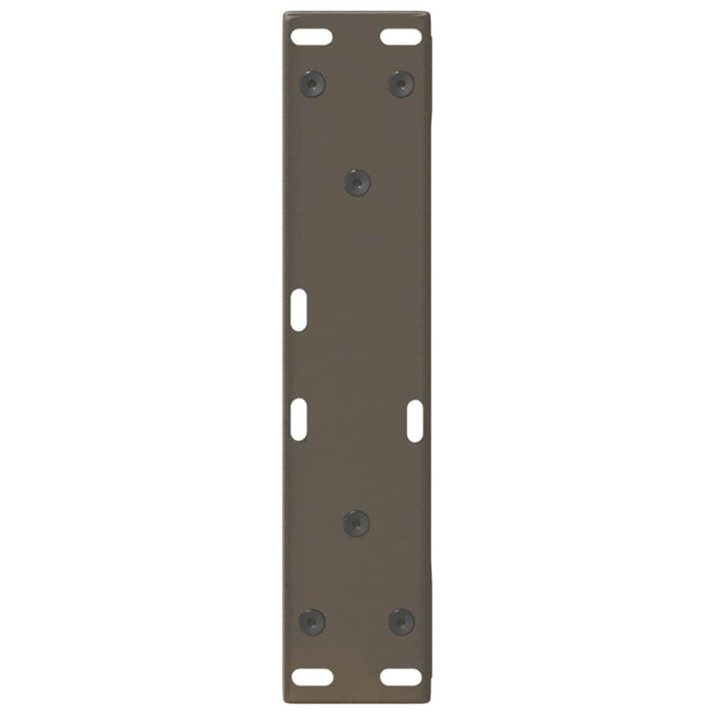 vidaXL 2 db natúr acél dohányzóasztal láb 28 x (42-43,3) cm acél