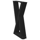 vidaXL 2 db fekete acél dohányzóasztal láb 38 x (42-43,3) cm