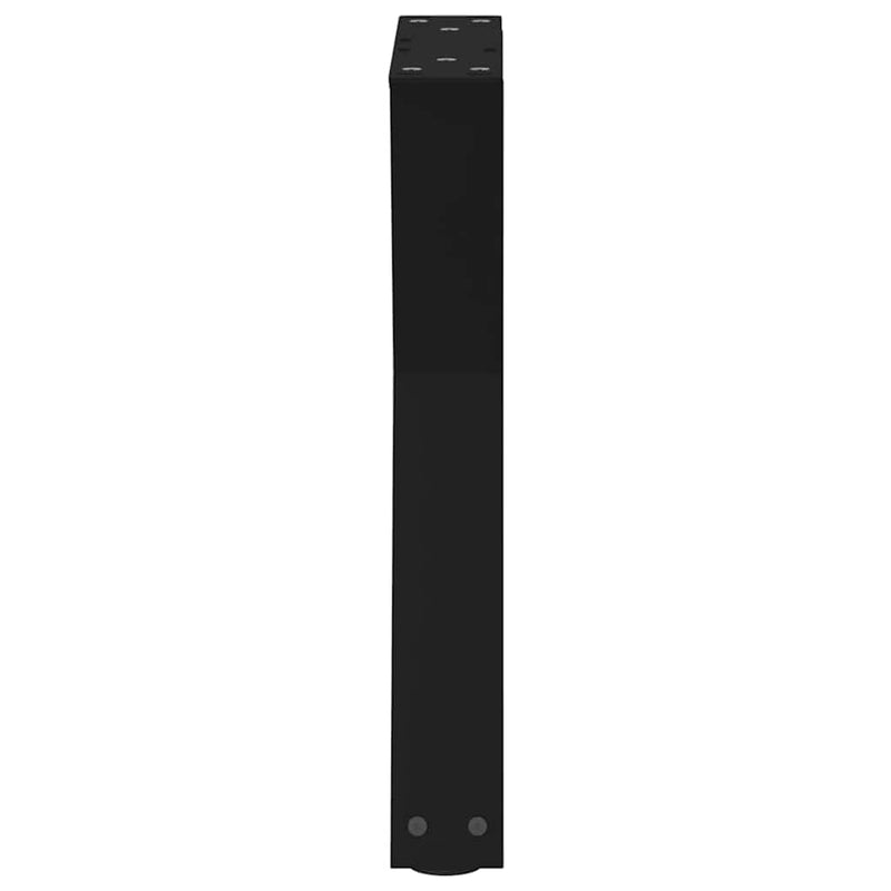 vidaXL 2 db fekete acél dohányzóasztal láb 38 x (42-43,3) cm