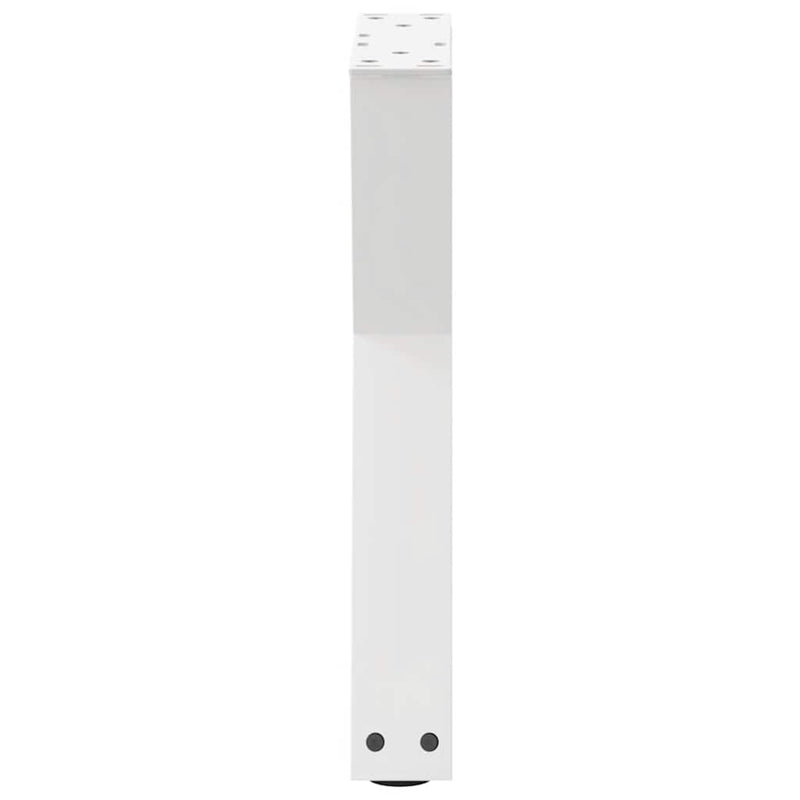 vidaXL 2 db fehér dohányzóasztal láb 38 x (42-43,3) cm acél dohányzóasztal láb