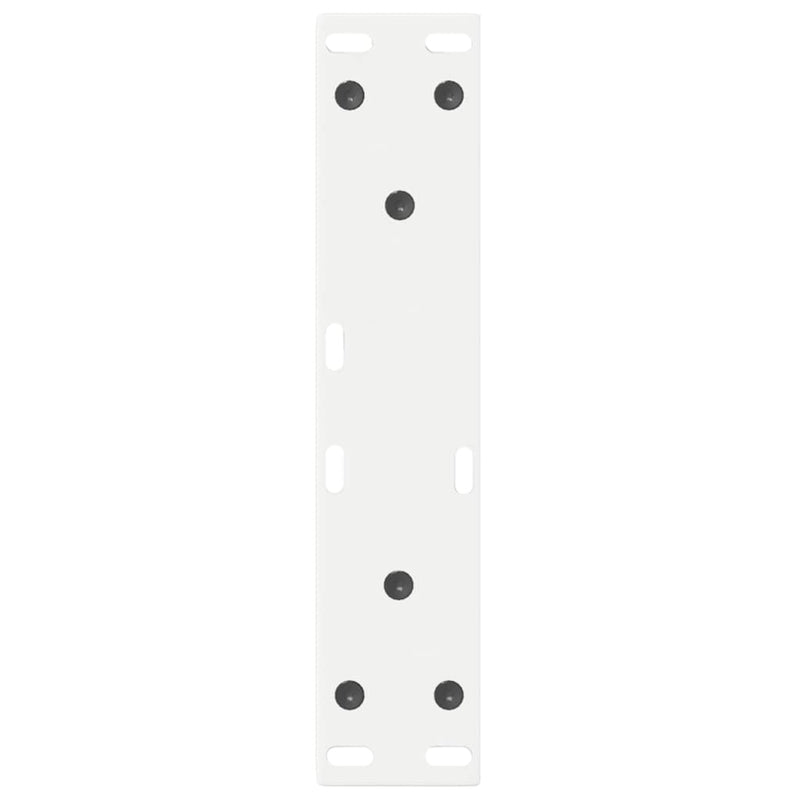 vidaXL 2 db fehér dohányzóasztal láb 38 x (42-43,3) cm acél dohányzóasztal láb