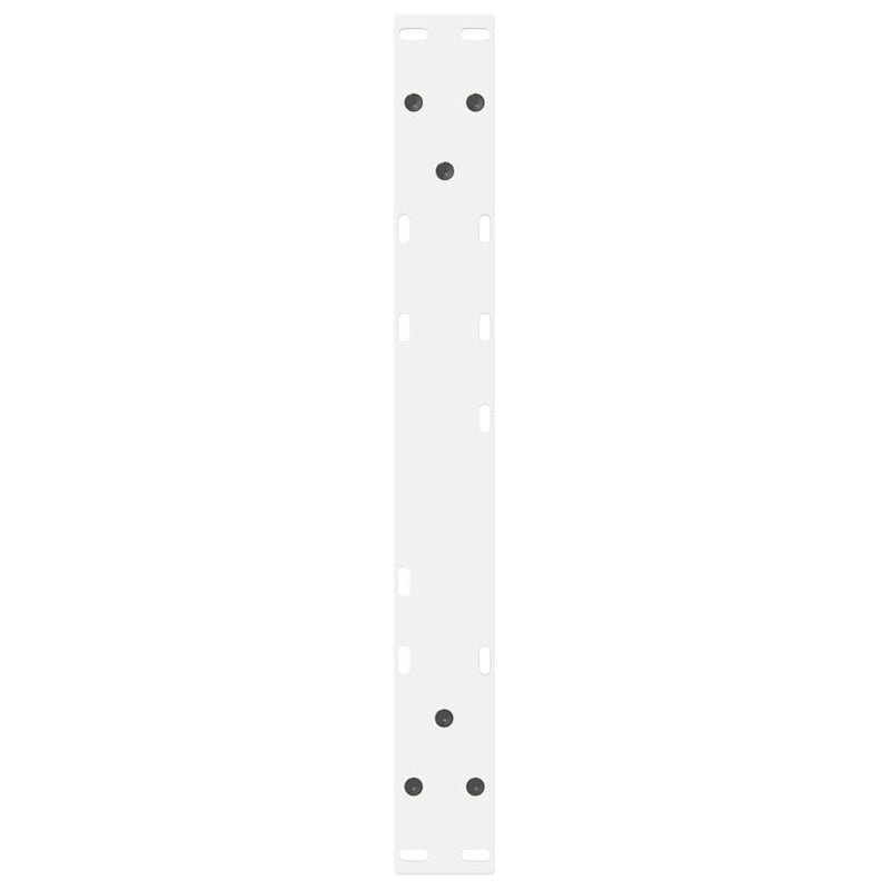 vidaXL 2 db fehér dohányzóasztal láb 50 x (42-43,3) cm acél dohányzóasztal láb