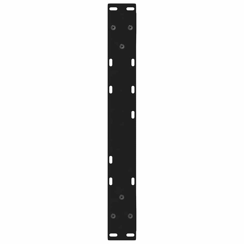 vidaXL 2 db fekete acél dohányzóasztal láb 60 x (42-43,3) cm
