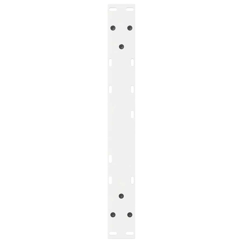 vidaXL 2 db fehér dohányzóasztal láb 60 x (42-43,3) cm acél dohányzóasztal láb