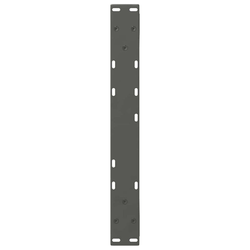 vidaXL 2 db antracitszürke acél dohányzóasztal láb 60 x (42-43,3) cm