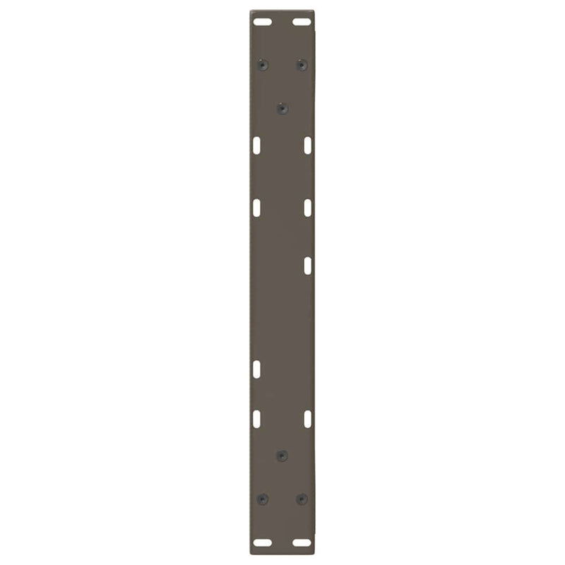vidaXL 2 db natúr acél dohányzóasztal láb 60 x (42-43,3) cm acél