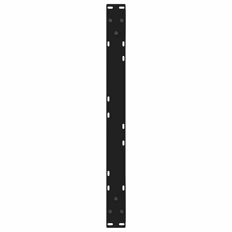 vidaXL 2 db fekete acél dohányzóasztal láb 70 x (42-43,3) cm