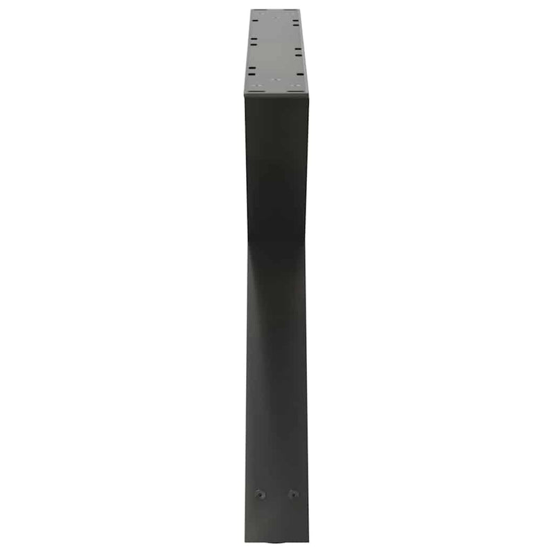 vidaXL 2 db antracitszürke acél dohányzóasztal láb 70 x (42-43,3) cm