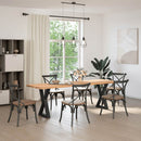 vidaXL 2 db fekete acél étkezőasztal láb 50 x (72-73,3) cm