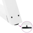 vidaXL 2 db fehér étkezőasztal láb 50 x (72-73,3) cm acél étkezőasztal láb