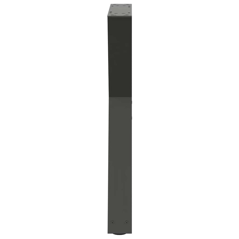 vidaXL 2 db antracitszürke acél étkezőasztalláb 50x(72-73,3) cm