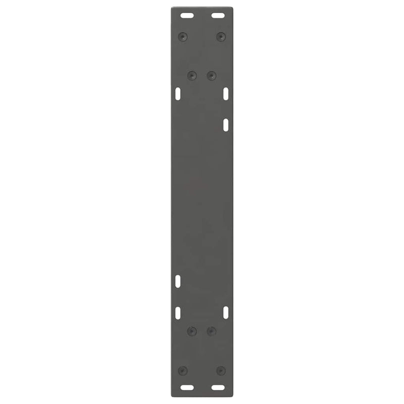 vidaXL 2 db antracitszürke acél étkezőasztalláb 50x(72-73,3) cm