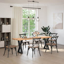 vidaXL 2 db fekete acél étkezőasztal láb 60 x (72-73,3) cm