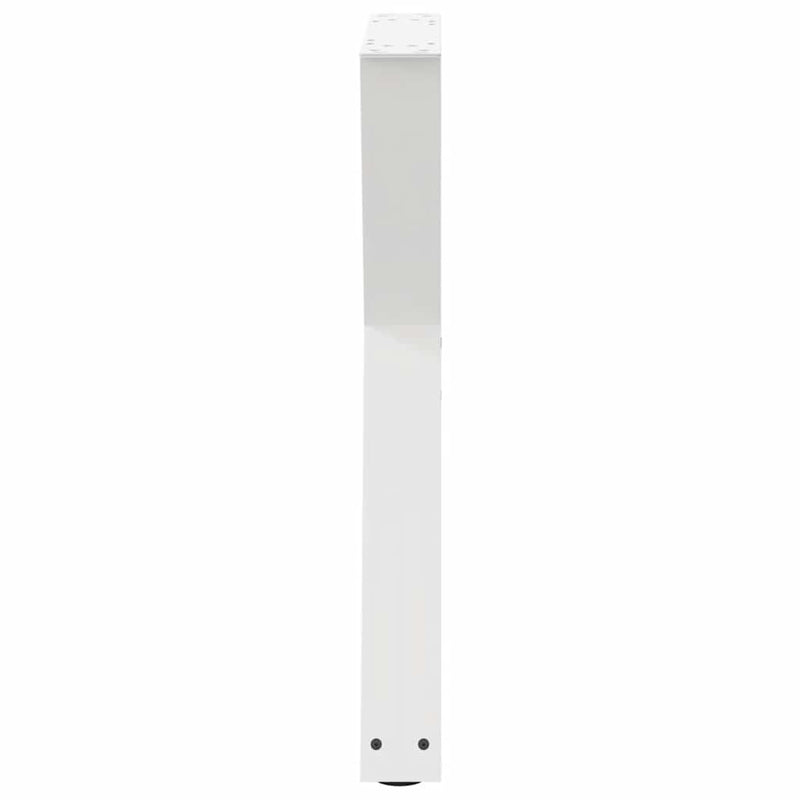 vidaXL 2 db fehér étkezőasztal láb 60 x (72-73,3) cm acél étkezőasztal láb