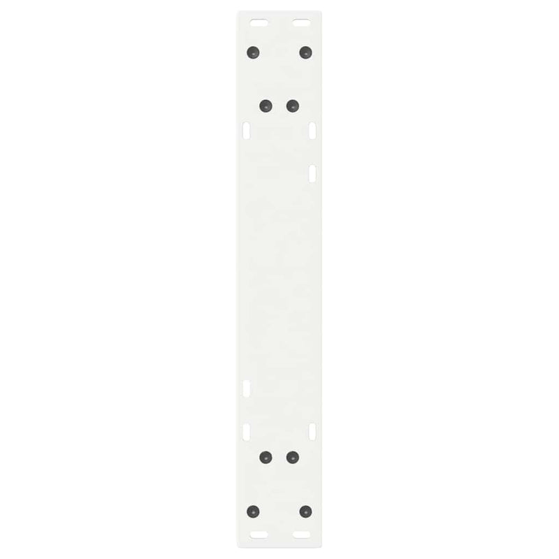 vidaXL 2 db fehér étkezőasztal láb 60 x (72-73,3) cm acél étkezőasztal láb