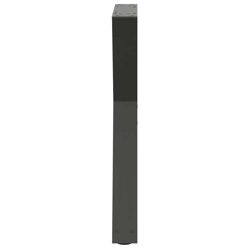 vidaXL 2 db antracitszürke acél étkezőasztalláb 60x(72-73,3) cm