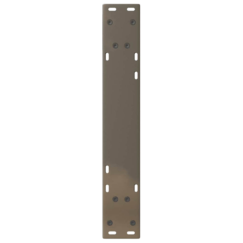 vidaXL 2 db natúr acél étkezőasztal láb 60 x (72-73,3) cm acél
