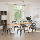 vidaXL 2 db fehér étkezőasztal láb 70 x (72-73,3) cm acél étkezőasztal láb