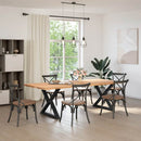 vidaXL 2 db fekete acél étkezőasztal láb 90 x (72-73,3) cm