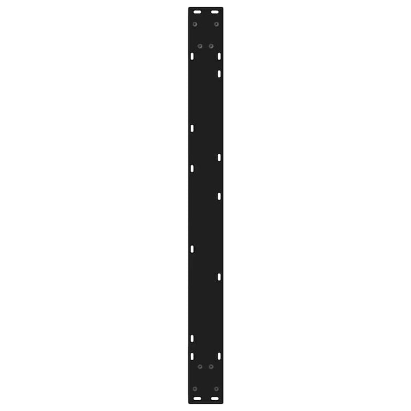 vidaXL 2 db fekete acél étkezőasztal láb 90 x (72-73,3) cm