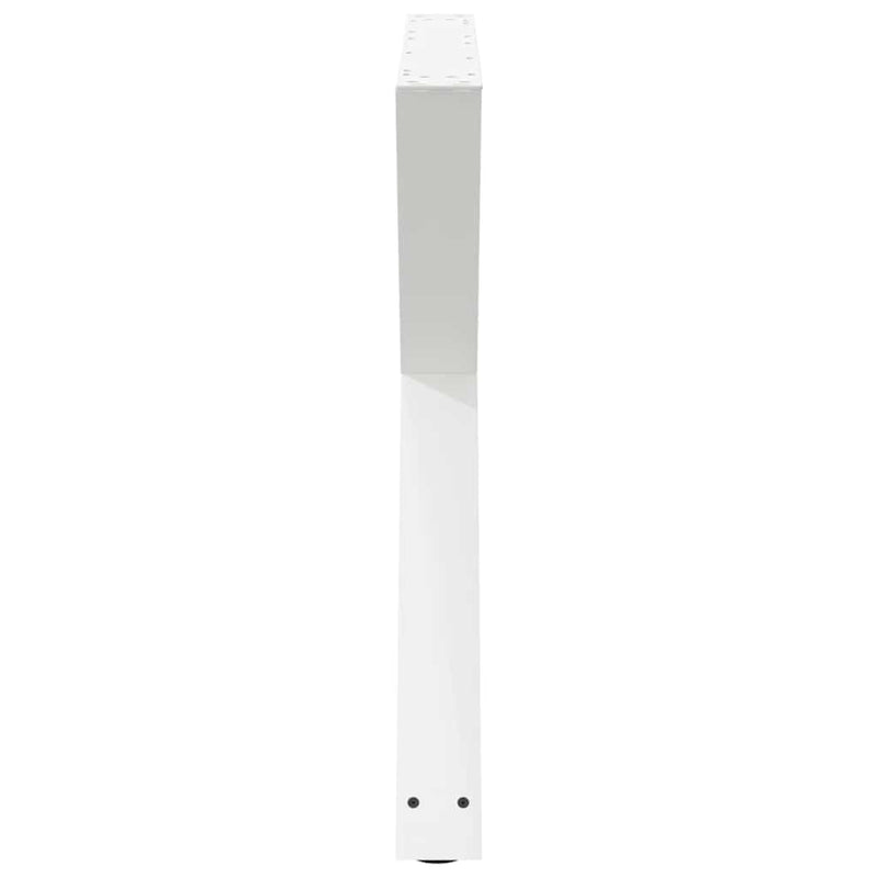 vidaXL 2 db fehér étkezőasztal láb 90 x (72-73,3) cm acél étkezőasztal láb