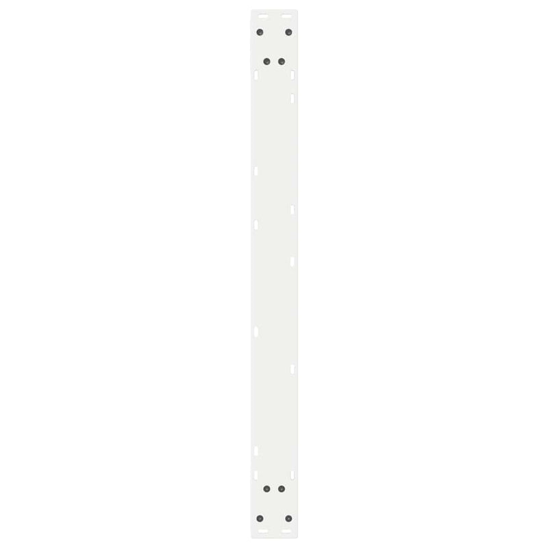 vidaXL 2 db fehér étkezőasztal láb 90 x (72-73,3) cm acél étkezőasztal láb