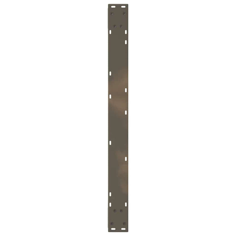vidaXL 2 db natúr acél étkezőasztal láb 90 x (72-73,3) cm acél