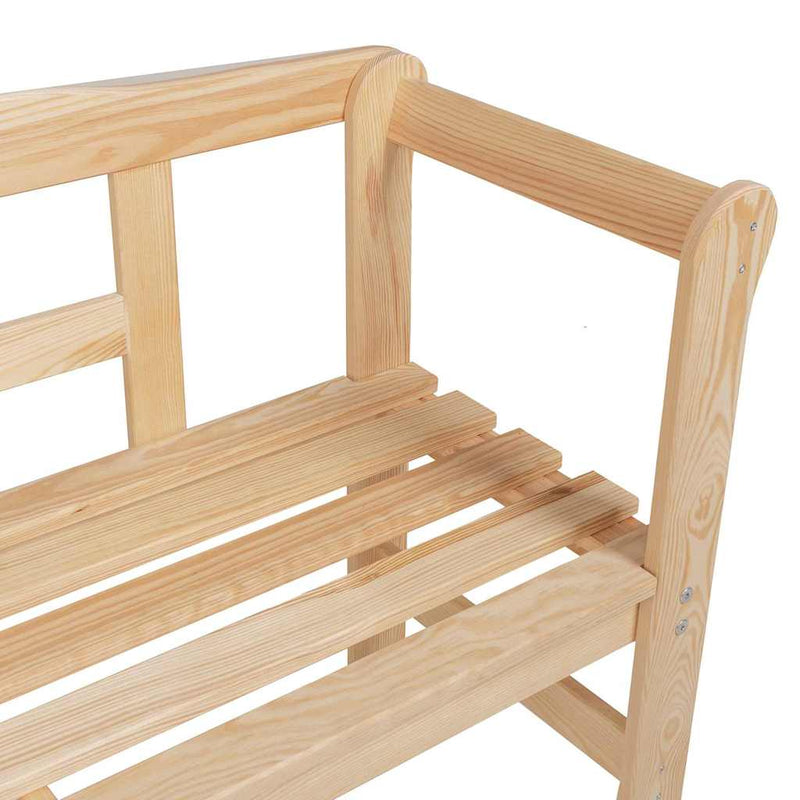 vidaXL Kerti pad Barna 119 x 76 x 44cm Tömör fenyőfa