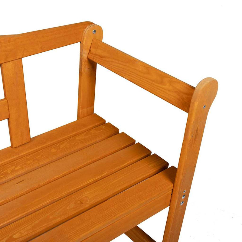 vidaXL Kerti pad Barna 119 x 76 x 44cm Tömör fenyőfa