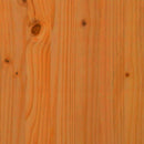 vidaXL Kerti pad tárolóval Barna 119 x 44 x 76 cm Tömör fenyőfa