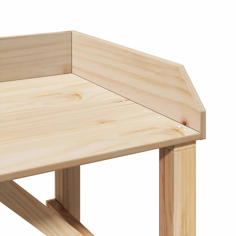 vidaXL Növényállványok Barna 75 x 40 x 90 cm Masszív fenyő fa