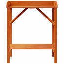 vidaXL Növényállványok polcokkal Barna 75 x 40 x 90 cm Tömör fenyőfa