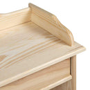 vidaXL Borágas Barna 90 x 60 x 30 cm Masszív fenyő fa