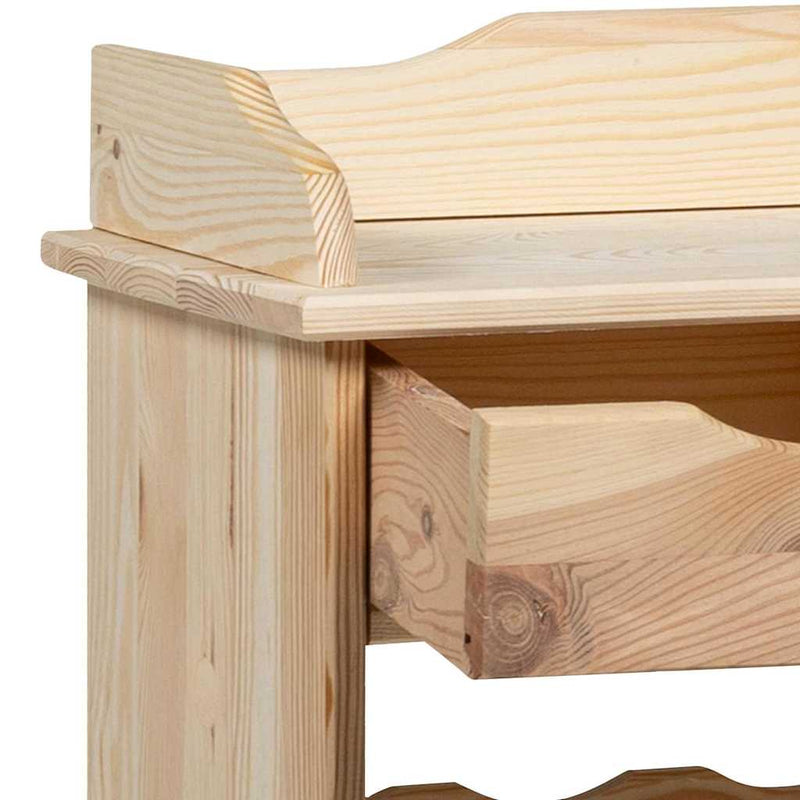 vidaXL Borágas 90 x 60 x 30 cm Tömör fenyőfa