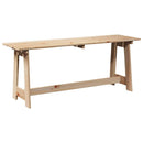 vidaXL Kerti pad Természetes 119 x 37 x 47 cm Fenyő Fa