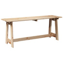 vidaXL Kerti pad Természetes 119 x 37 x 47 cm Fenyő Fa