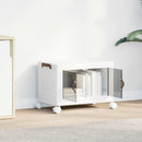 vidaXL egymásra rakható tárolódoboz kerekekkel 28 L 48,5x29,5x33 cm