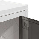 vidaXL egymásra rakható tárolódoboz kerekekkel 2 szintes 75 L