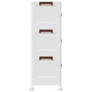 vidaXL egymásra rakható tárolódoboz kerekekkel 3 rétegű 28 L