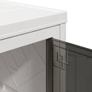 vidaXL egymásra rakható tárolódoboz kerekekkel 4 szintes 75 L