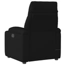 vidaXL fekete szövet elektromos dönthető masszázsfotel